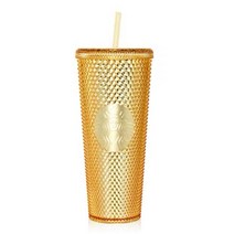 지압텀블러 하와이 빨대컵 콜드컵710ml 30종, 레이저 골드