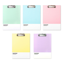 보드미_리빙 커버형클립보드 사무실필수템 5P 펜톤 A4 클립보드 서류 결재 파일, 핑크