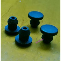 기계 부속 자재 베어링 스쿠류 커넥터 볼 밸브 샤프트 검정색 실리콘 고무 구멍 캡 4.5mm ~ 14mm T 형 플러그 커버 스냅 온 가스켓 블랭킹 엔드 씰 스토퍼, 14mm(XY-0024), 20pcs