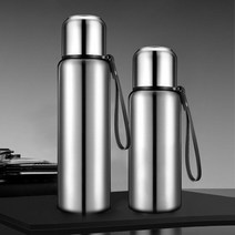 VJSLVKSL 스텐 원터치 보온보냉병 대용량 마호병 재고2438EA, 퍼니파니쿠팡 1000ml