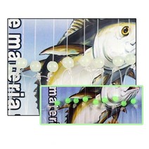 반짝이어피 야고아구슬 볼락 열기 낚시 채비 바다낚시, 1개