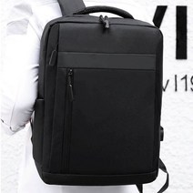 (베세토상점)깔끔한 베이직 다자인 USB포트 내장 세로 지퍼 백팩 9987ea