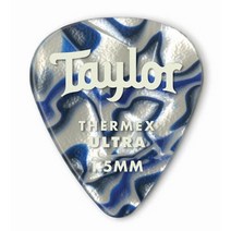 테일러 Taylor 프리미엄 351 써멕스 울트라 피크 블루스월 6개입 / Thermex Ultra Pick Blue Swirl / 테일러기타피크, 1mm