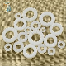 고무바킹 고무패킹 캡 실리콘패킹 DIN125 ISO7089 M2 M2.5 M3 M4 M5 M6 M8 흰색 플라스틱 와셔 10 개-100, 02 M2.5 (100Pcs)_02 Black