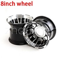 오토바이 휠 림 스티커 용 인치 허브 알루미늄 타이어 진공 고 카트 륜, 110mm rear rim