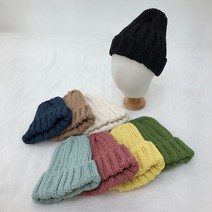 데일리 여자 남자 여름비니 골지 비니 무지 커플 모자
