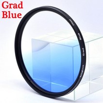 해외 KnightX Grad ND 블루 카메라 렌즈 필터 캐논 소니 니콘 d600 d80 라이트 d3300 49mm 52mm 55mm 58m, Grad Red