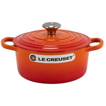 르크루제 투핸드 포트 냄비 코코트 론도 18cm 오렌지, 1개