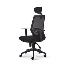 버기 헤드 이중럭킹 메쉬 컴퓨터책상의자 - 2컬러, 블랙