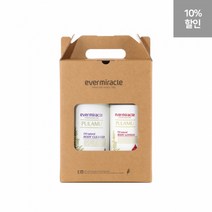 에버미라클 EM 풀라무 내추럴 선물세트 3-8(바디클렌저1 바디로션1), 개당 750ml, 2개입
