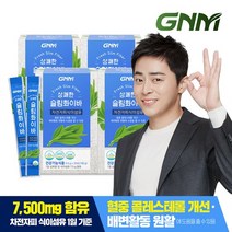 [KT알파쇼핑][차전자피식이섬유 1일 7 500mg] GNM 상쾌한 슬림화이바 4박스 (총 120포), 상세페이지참조, 특대