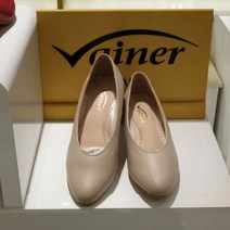 바이네르 여성 컴포트 정장 단화 8D52 아이보리색 4cm