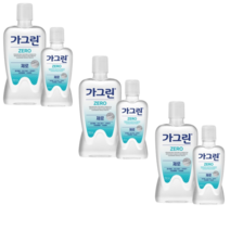가그린 제로 750ml + 250ml 구강청결제 세트, 0.75L, 3세트