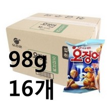 JJ 오리온 오징어땅콩 98gX16개/한박스, 2개