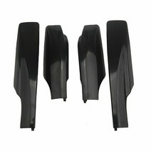 루프박스 루프 바스켓 오프로드 루프렉 랙 엔드 커버 보호 레일 쉘 교체 도요타 세트당 개, 4PcsBlack