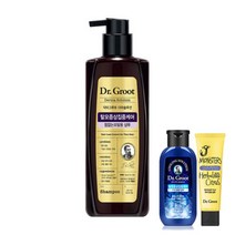 닥터그루트 탈모완화 힘없는 머리용 샴푸 400ml+쿨링샴푸 180ml+제이몬75ml 증정, 샴푸400ml+쿨링샴푸180ml+제이몬75ml