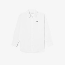 [라코스테] 여성 릴렉스핏 포플린 셔츠 CF154E-53G 001