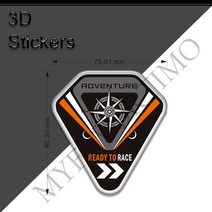 KTM 1290 S R 바이크 오토바이 3D 스티커 슈퍼 어드벤처 탱크 패드 사이드 그립 가스 연료 오일 키트 무릎 보호, [06] 1290 (2pcs)