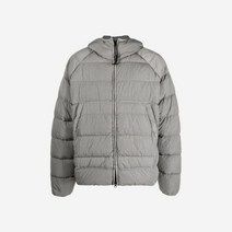 C.P. 컴퍼니 에코 크롬 R 후드 다운 고글 자켓 메탈 그레이 - 22FW Company Eco-Chrome Hooded Down Goggle Jacket Metal Grey 4