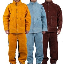 방염복 용접 작업복 산업용 방화복 방열복 안전복, 브라운 믹스 슈트