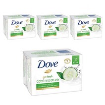 도브 고 프레시 쿨 모이스처 뷰티 바 오이 & 그린 티, 113g, 8개입