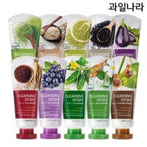 세안이야기 딥 클렌징폼 120g x 5개, 포도씨
