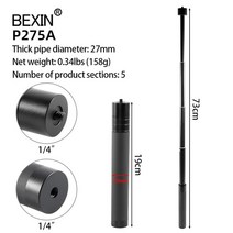 스마트폰 짐벌 삼각대 확장 Selfie 스틱 Dji Om 5 Osmo 모바일 4 3 짐벌 카메라 FeiYu Zhiyun 부드러운 Moz, 02 P275A