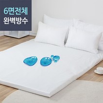 100% 완전 방수 라텍스 매트리스커버 싱글 100x200x5