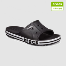 크록스 크록스본사 바야밴드 슬라이드 남여공용 블랙 (205392-066)