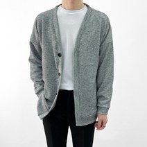 이브컴퍼니 남성 루즈핏 소프트 골지 가디건 (5color) (4989-1)