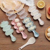 주먹밥틀 초밥 틀은 주먹밥 주형을 흔들고 있습니다, 블루 2개입