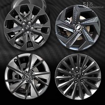 JS automotive 엑센트 휠 타이어 마스크 16인치 카본 홀로그램 프리즘 스티커 튜닝필름 가드 긁힘방지 몰딩 패널 DIY 익스테리어 장식용품, R타입