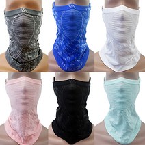 이돕 스키니자카드 마스크 2종세트/넥워머/바이클모자, 블랙+화이트