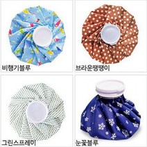 [해피드림스토어] 귀여운 주머니 냉찜질 고급 얼음 심플 디자인 찜질, 패턴_12(in)_체크블루