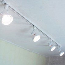레일조명 2M PAR30 4EA SET 레일4등, 레일조명 2M PAR30 등기구 4개(블랙)