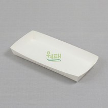 [원팩] 백색무지 트레이 4호 [종이트레이] / 수량 1000개