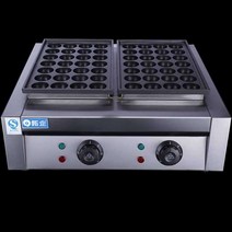 커피콩빵기계 업소용 타코야끼 델리만쥬 간식 제조기, 가스18홀4.5cm알루미늄팬깔때기도구