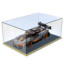 레고 75892 호환 쇼케이스 아크릴 맥라렌 세나 케이스 수납 방진 수납함 진열장 장식장, 투명 베이스