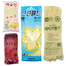 하얀손 미니고무장갑 세이프핸즈 뷰티 쎄라손 신단보 편안손 스카치장갑 보생개나리, 노랑, 선택2.하얀손미니(S)-10켤레