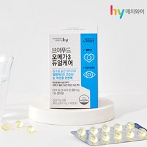 [에치와이] 브이푸드 알티지 오메가3 듀얼케어 2박스, 단품, 단품