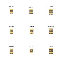 PTC 재시동 퓨즈 1812 SMT SMD 0.1A 2A 2.6A 6V 8V 13.2V 15V 24V 30V MF-MSMF BOURNS, 06 0.75A 13.2V_01 5 PCS