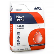 ICL인산가리 25kg - 제1인산칼륨 MPK Nova PeaK 과수당도증가 비료원료