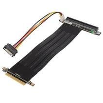 rtx 3090 3060 그래픽 카드 라이저 어댑터 pcie x8 x16 pci e 3 0 라이저 케이블 4pin sata 전원 서버 마더보드 포함 btc miner, 90cm, r83sf-pw