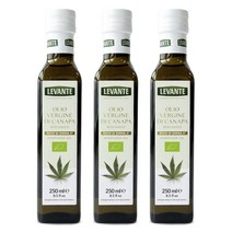 르반테 유기농 대마종자유 250ml 냉압착 햄프씨드오일 이탈리아 직수입 3병