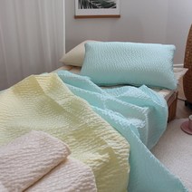 굿몽 누디썸머 시어서커 배덮개 홑이불, 옐로우