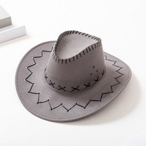 멕시코 모자 스웨이드 서부 영화 연극 멕시칸 분장, 성인(58cm), 11.K