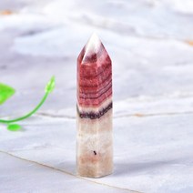 파쇄석 잡석 콩자갈 잔자갈 자갈돌멩이골재 쇄석 깬자갈 천연 크리스탈 석영 포인트 돌 돌, 로도크로사이트, 60-70mm