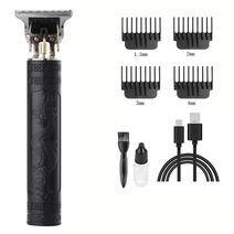 대형견바리깡 강아지발바닥바리깡 진공미용기 미니클리퍼 강아지흡입바리깡 man hair clipper hairdresser 빈티지 t9 hair trimmer profesional, USB 블랙 드래곤