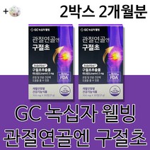 녹십자웰빙 관절 영양제 제품 관절연골엔 구절초 구절초추출물 리나린 식약처 기능성 인정 인증 남성 여성 부모님 노인 20대 30대 40대 50대 60대 관절 건강기능식품 +알약케이스, 2개월분(인기할인)