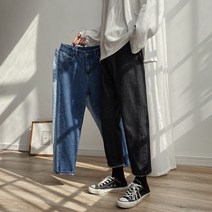 남자트랙팬츠 남성 데님 9부바지 트렌드 스트레이트핏 일자 슬림 유행 CEC 스키니 와이드 루즈핏 만능코디 289850834